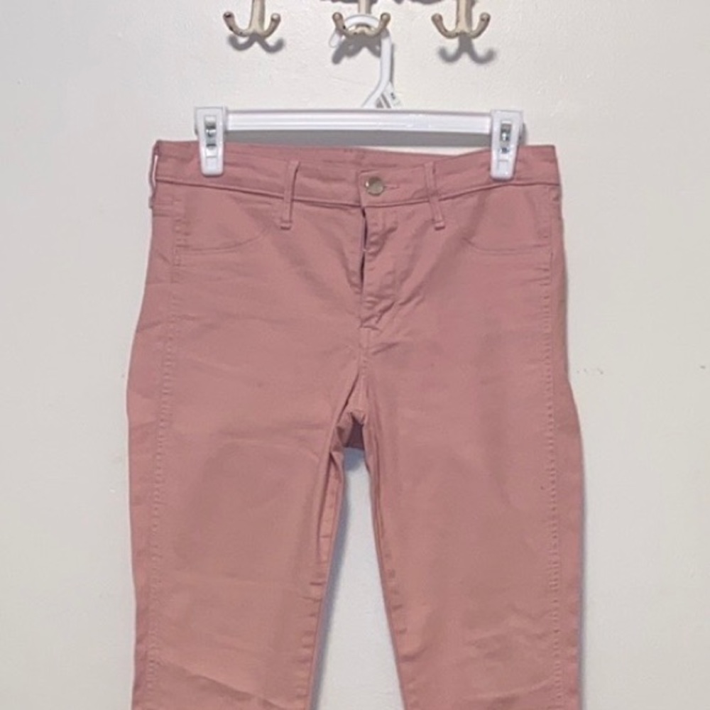 Skinny Ankle Regular Waist Pink Jeans